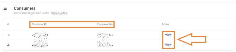 how to find kerala water authority consumer number