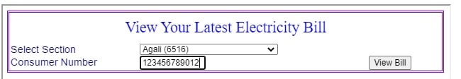 kseb bill online view