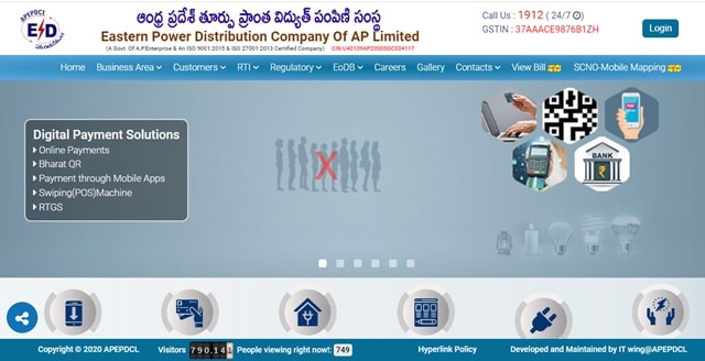 APEPDCL Bill Payment Online