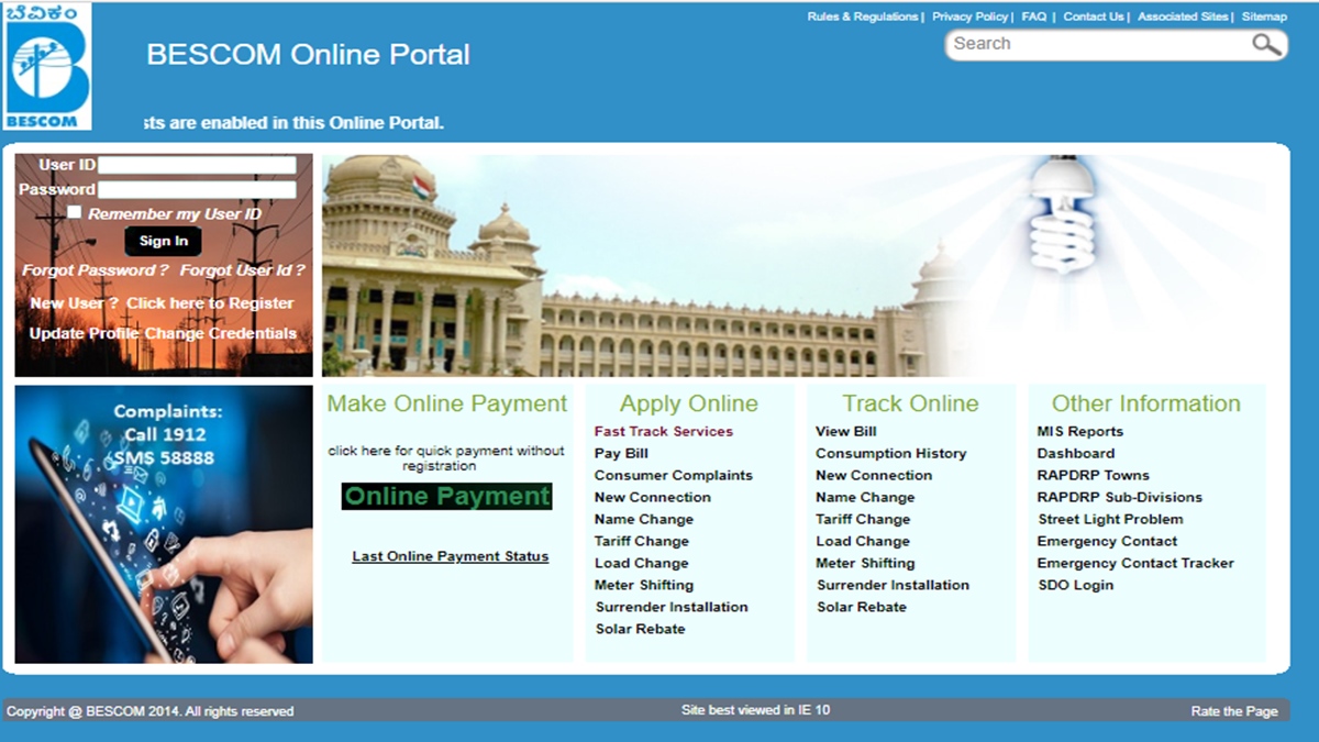 BESCOM Online Bill Payment Bangalore Electricity Bill Pay BESCOM Online Bill Payment Bangalore Electricity Bill Pay