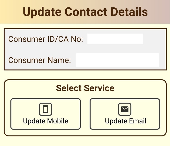 change my mobile number on NBPDCL bill