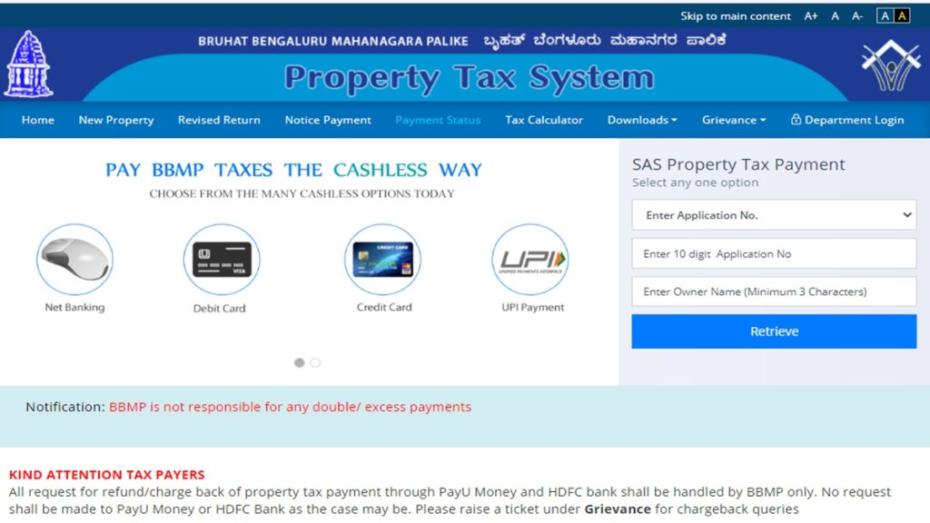 Chennai Property Tax Online Payment Receipt Download,