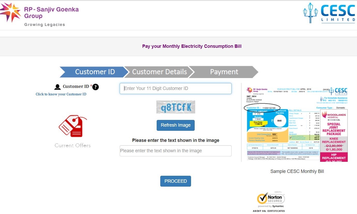 pay my CESC bill online