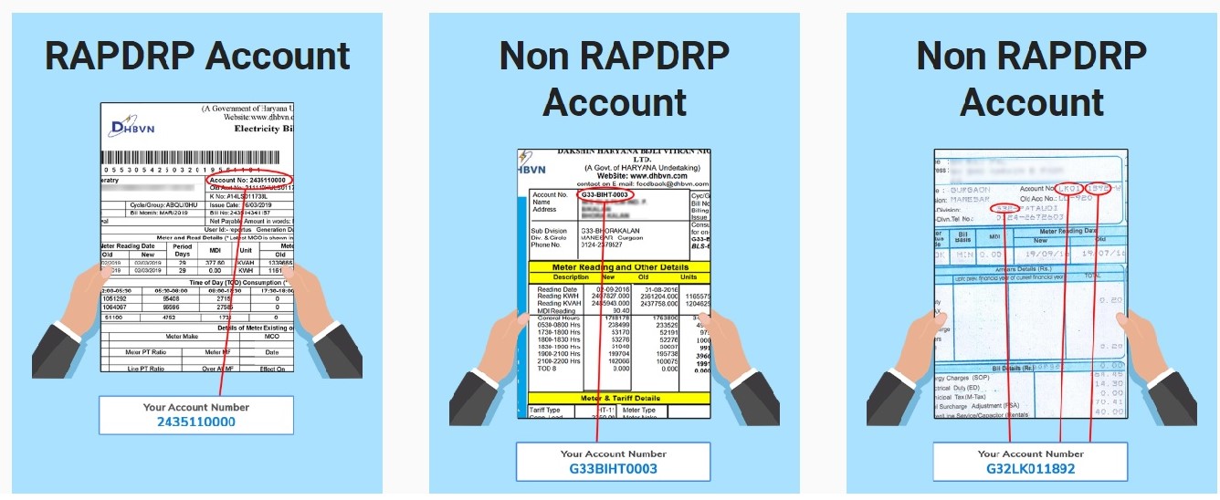 DHBVN Account Number