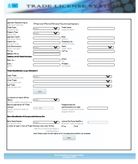 trade license in Bangalore