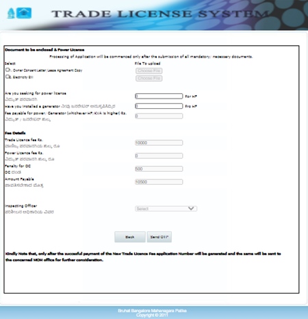 BBMP trade license 