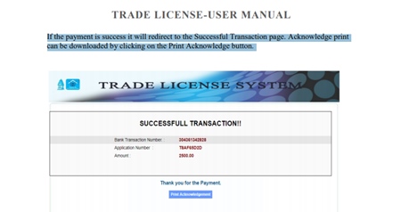 BBMP trade license