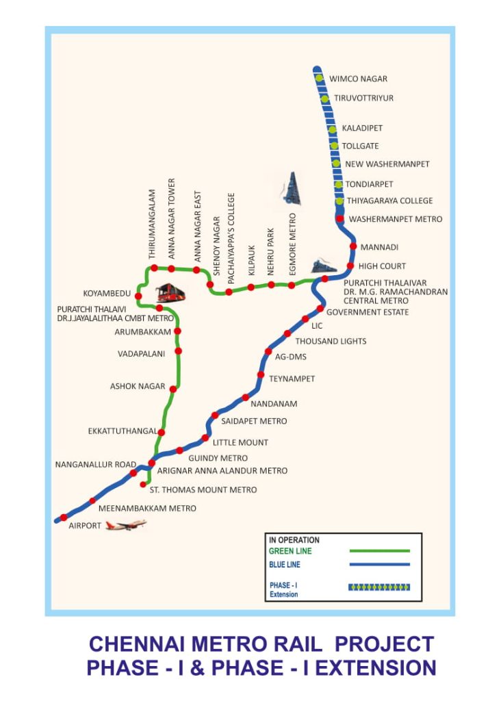 Chennai Metro Map