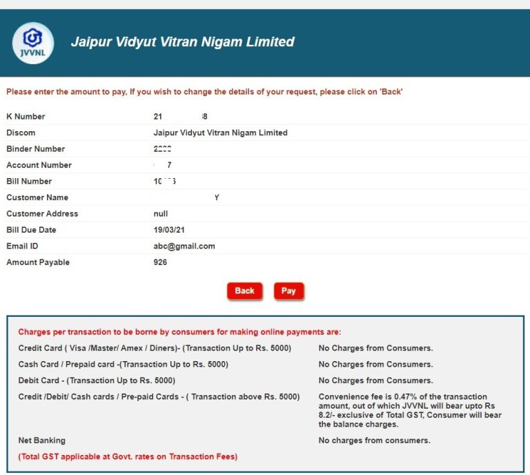 Pay JVVNL Bill Online: Jaipur Electricity Bill Payment Pay JVVNL Bill Online: Jaipur Electricity Bill Payment
