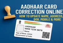 Aadhar Card Correction