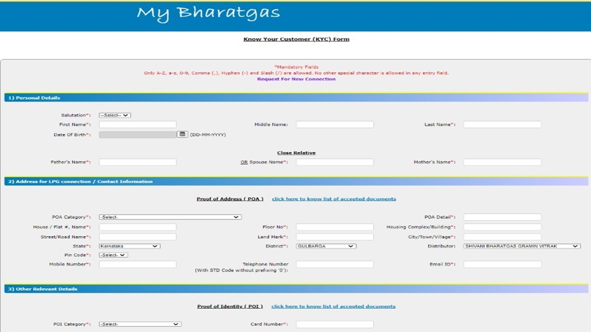 Bharat Gas booking