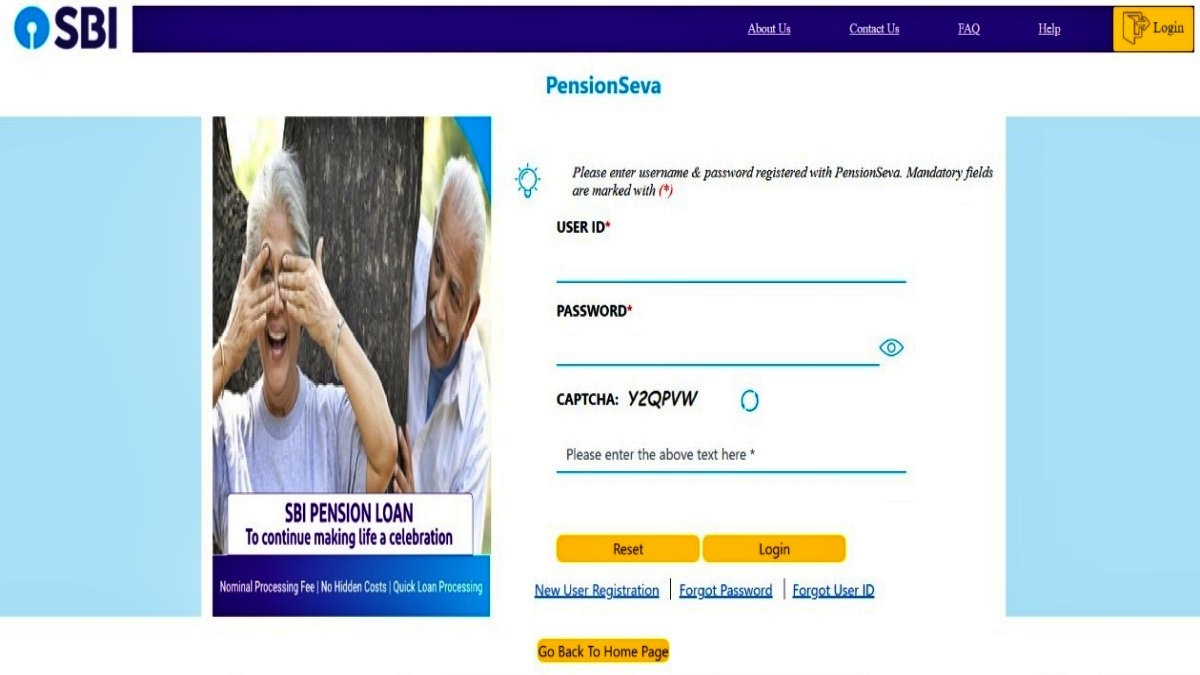 SBI Pension Seva Portal