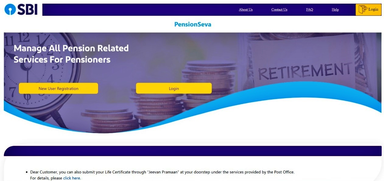 SBI Pension Seva Portal 