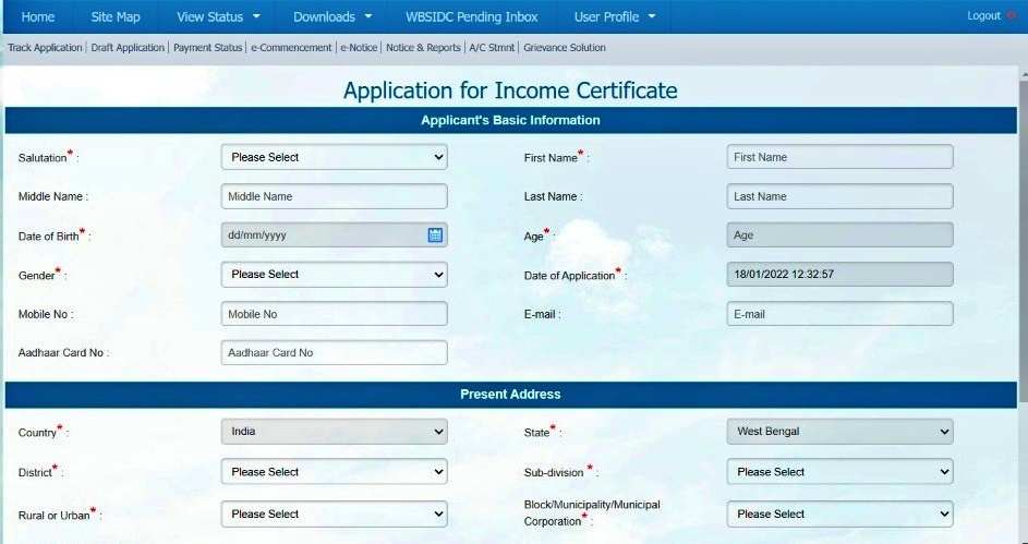 BDO income certificate