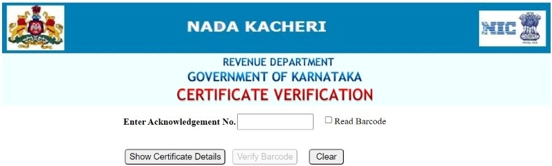 Income Certificate In Karnataka
