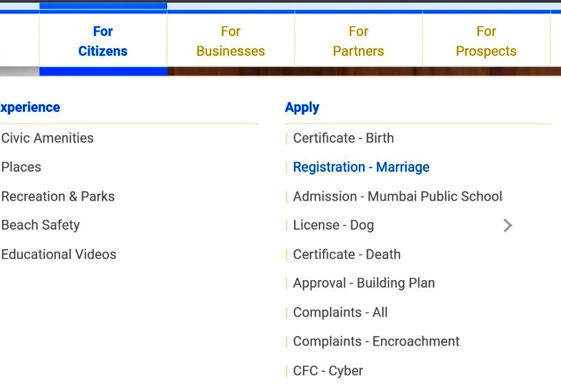 marriage certificate in Mumbai