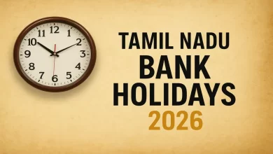 Tamil Nadu Bank Holidays 2026