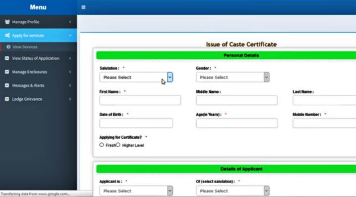 Jharkhand caste certificate