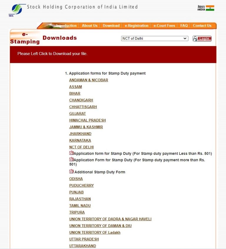 E Stamp In Delhi Apply Online, Validity, Verification