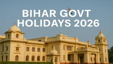 Bihar Govt Holidays 2026