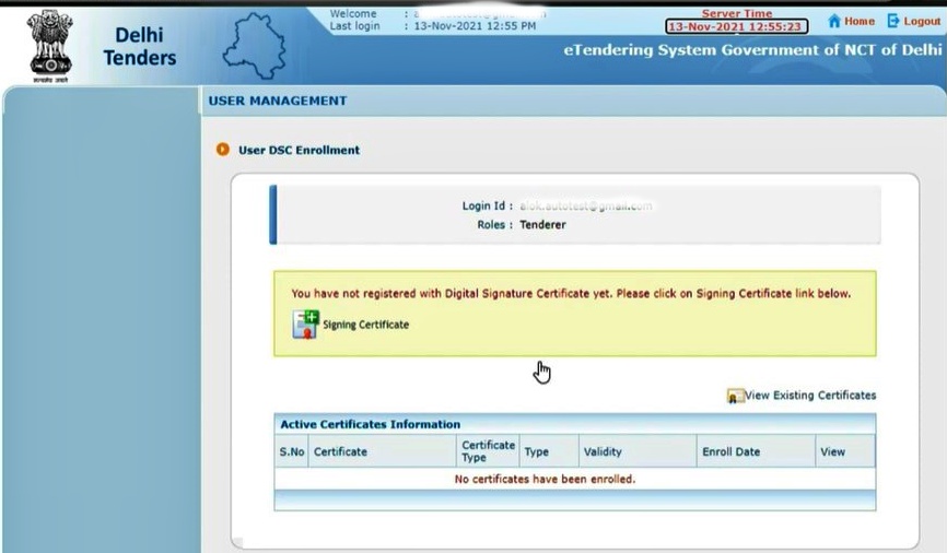 Delhi eprocurement