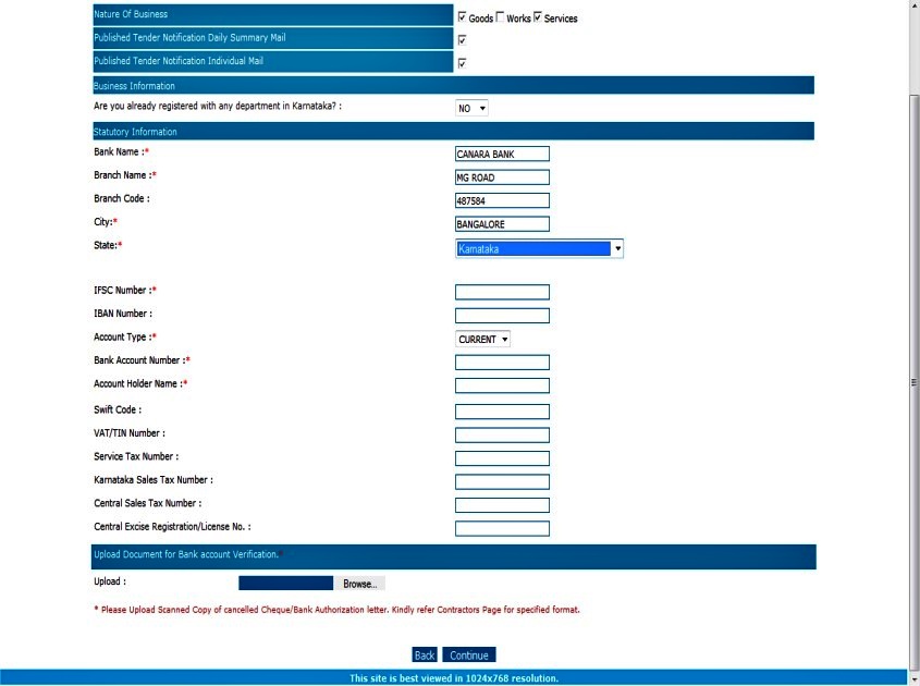 E Procurement In Karnataka