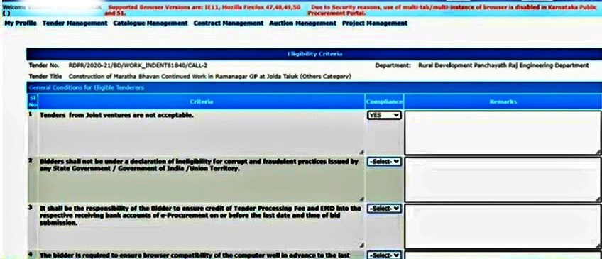 E Procurement In Karnataka