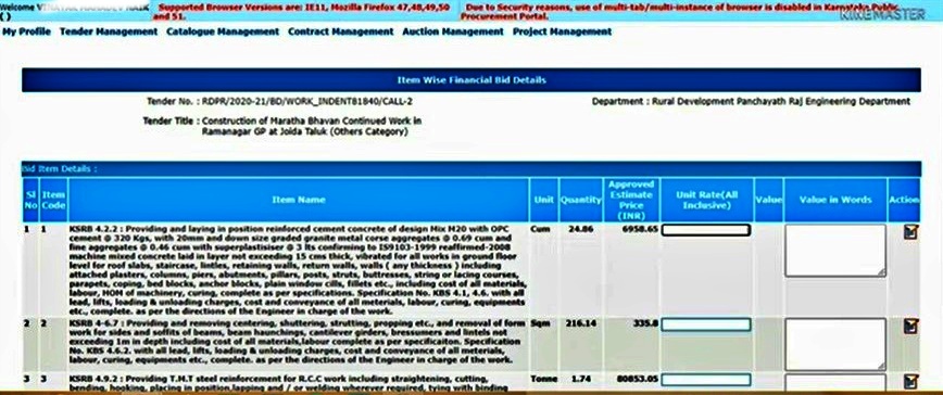 E Procurement In Karnataka