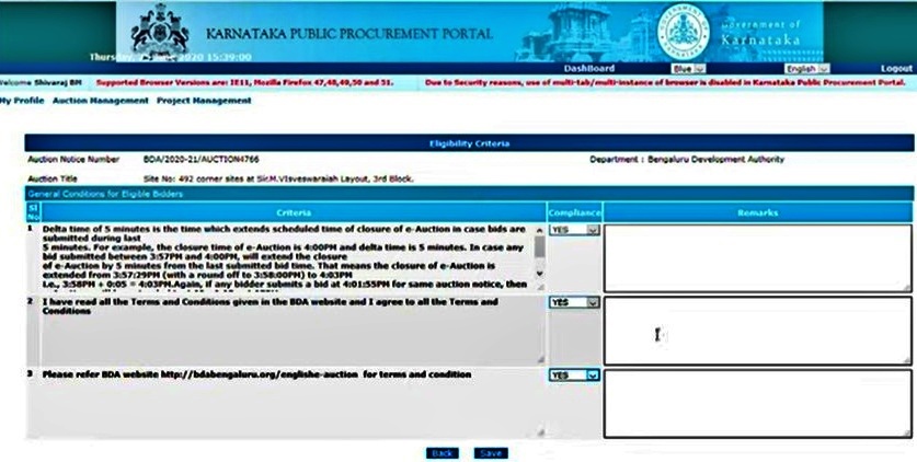 E Procurement In Karnataka