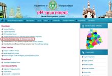 e procurement in Telangana