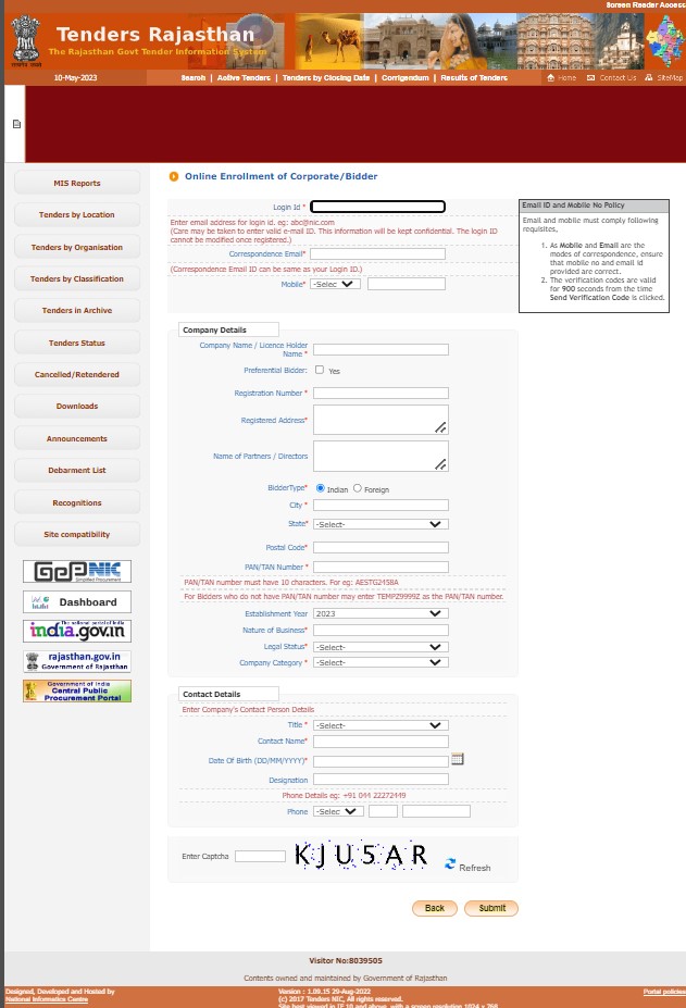 rajasthan eprocurement