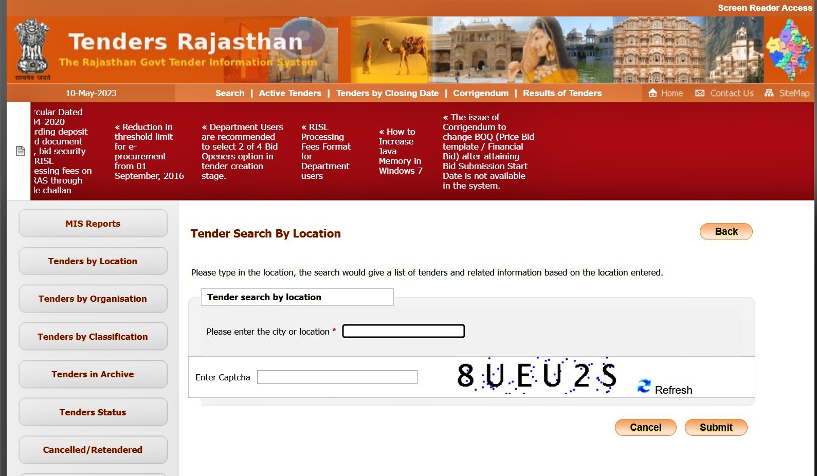 rajasthan eprocurement