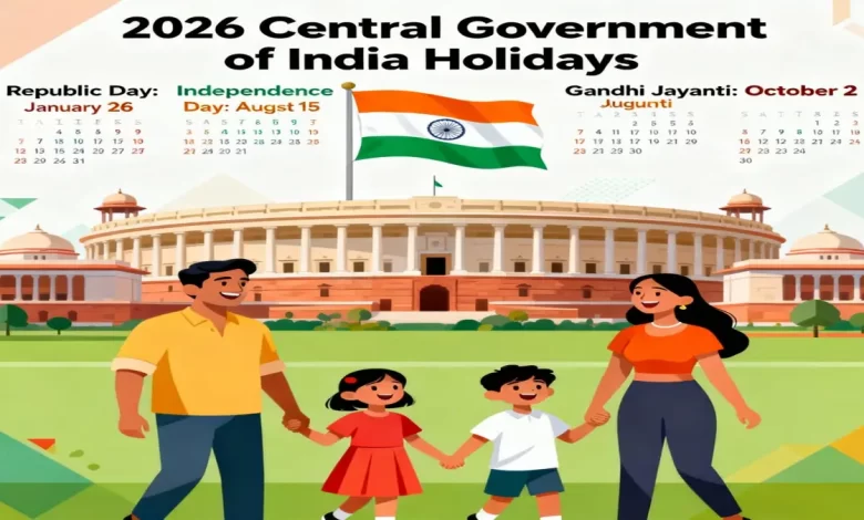Central Government Holidays 2026