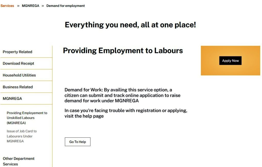 MGNREGA Karnataka Job Card Eligibility, How To Apply Online?