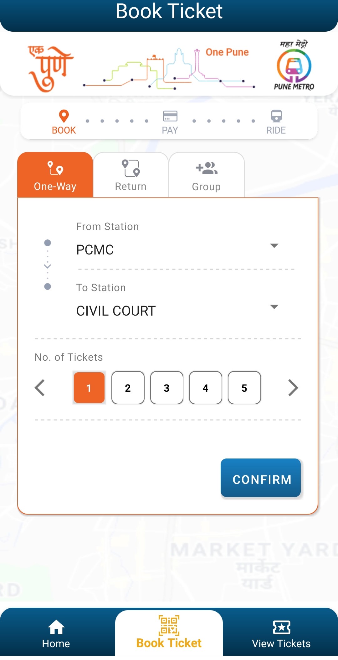 Pune Metro ticket booking online