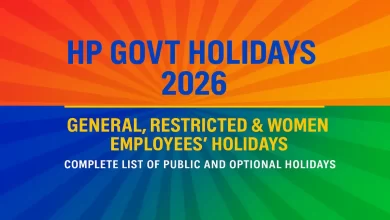 HP Govt Holidays 2026