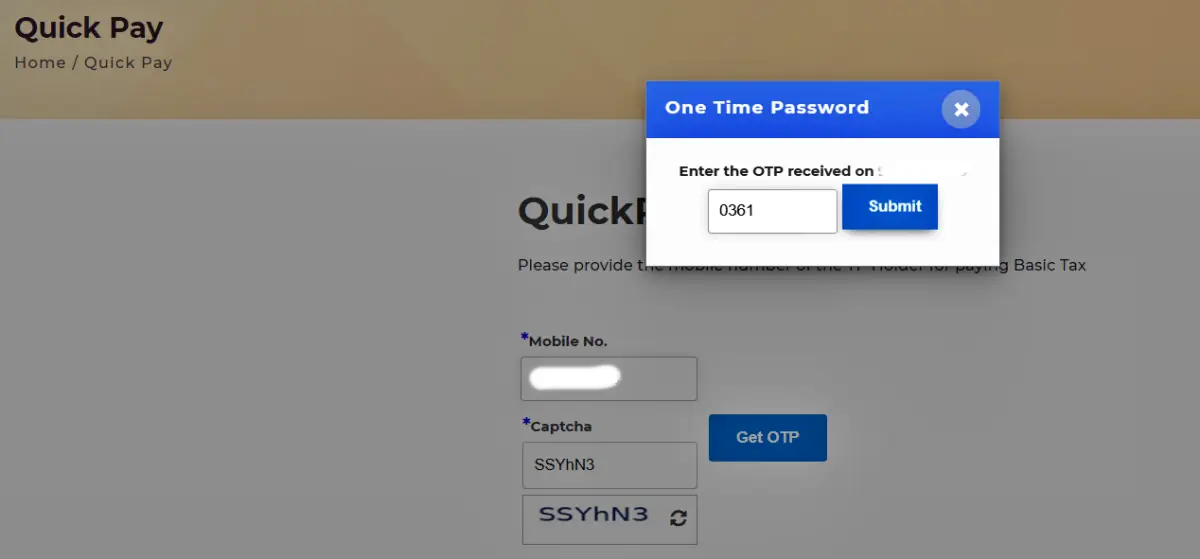 Kerala Land Tax Online