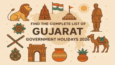 Gujarat Government Holidays 2026, Bank holidays in Gujarat 2026