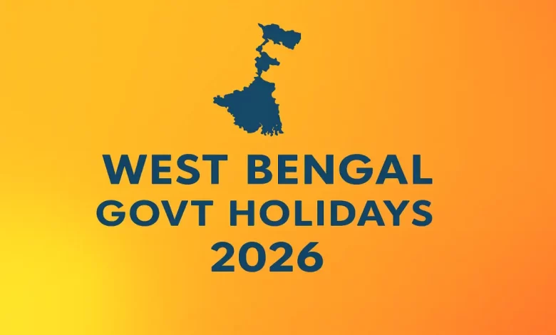 West Bengal Government Holidays List 2026, West Bengal Bank Holidays 2026
