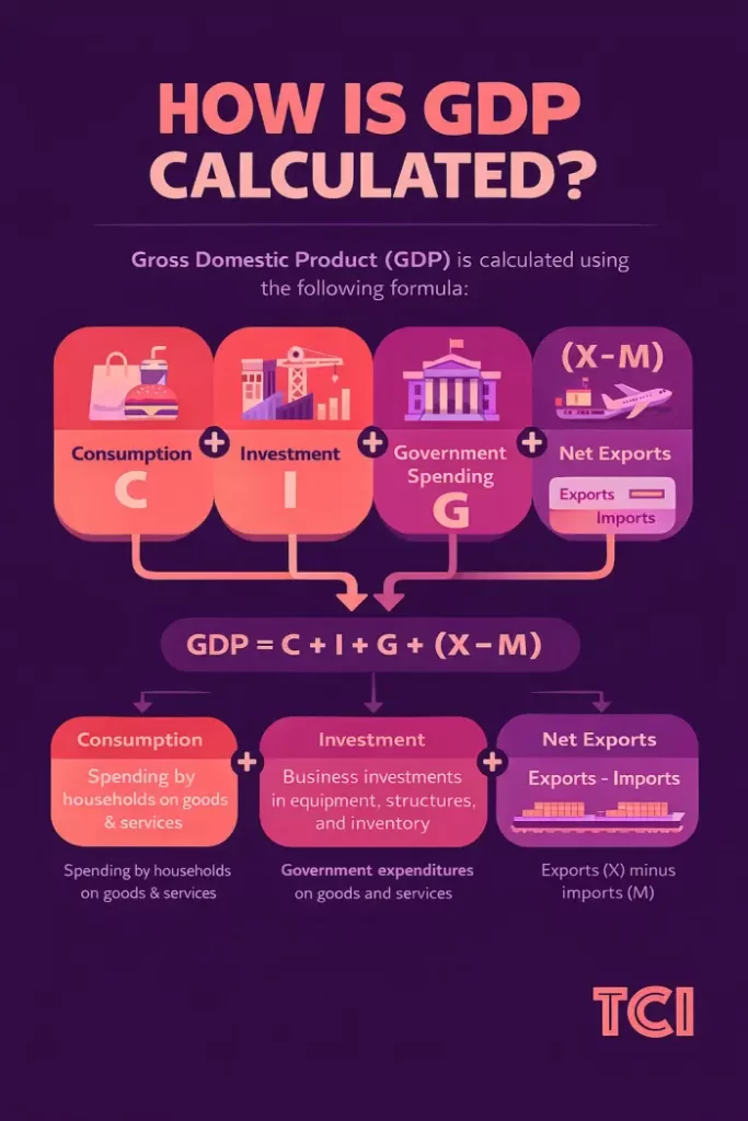 How is GDP calculated