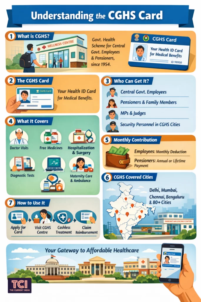 Central Government Health Scheme Card (CGHS) - Eligibility, How to Download and Apply