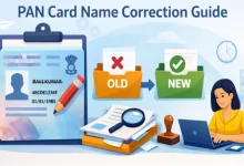 PAN Card Name Correction