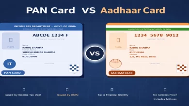 PAN Card Vs Aadhaar Card - Key Differences Explained