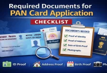 Documents Required for PAN Card Application