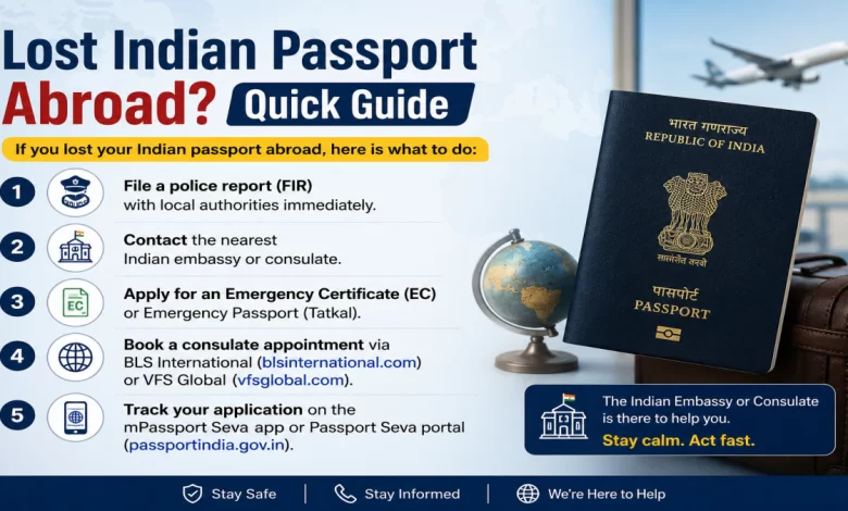 Lost Indian Passport Abroad- Guide