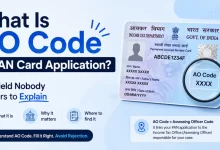 AO Code in PAN Card Application