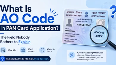 AO Code in PAN Card Application