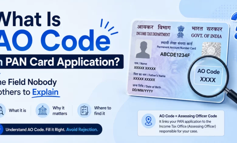 AO Code in PAN Card Application
