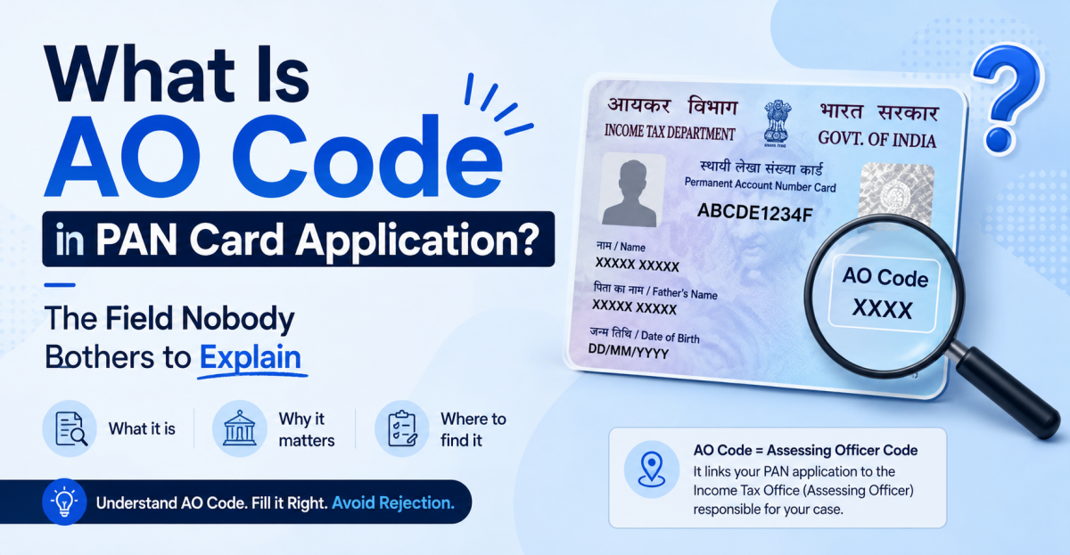 What Is AO Code in PAN Card Application: How To iInd AOE