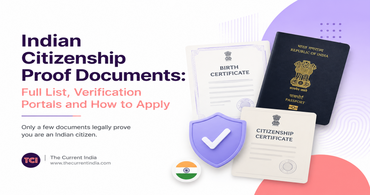 Indian Citizenship Proof Documents: Accepted List, Verification & Apply ...